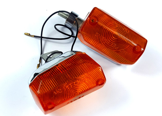 De plastic Lamp van Motorfietswinker/Draai Licht Oranje de Dekkings Wit Geval van V50 F en van R