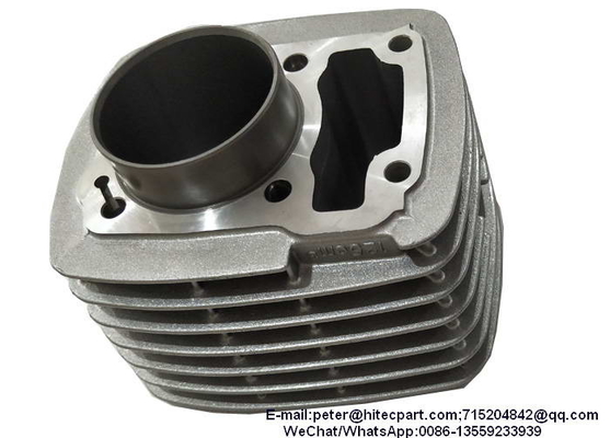 Kwaliteit  Silver Motorcycle Engine Block CB125 / KYY125 Dia.52.4mm Precise Machining Size Fabriek
